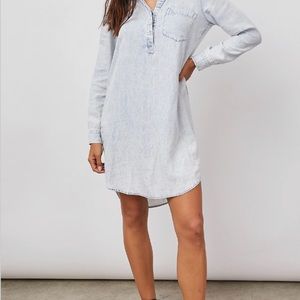 NWT Rails Elva Dress BLACK Acid Wash